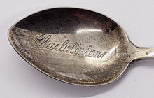 Load image into Gallery viewer, Sterling Silver &amp; Enamel Charlottetown Prince Edward Island Souvenir Spoon
