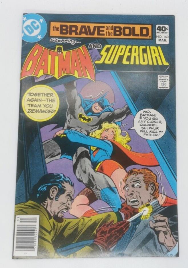 1980 The Brave And The Bold: Batman and Supergirl Vol.26 #160, DC Comic, VF+ 8.5
