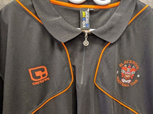 Load image into Gallery viewer, Carbrini Blackpool Football Club T-Shirt – Black &amp; Orange – XXL
