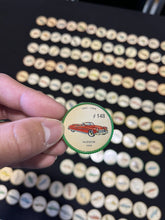 Load image into Gallery viewer, 1960&#39;s General Foods Jello Car Coins w/ holder 147/200
