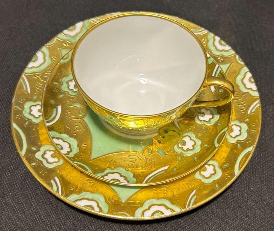 Rosenthale Germany Gold Encrusted Trio Vintage  Cup and Saucer