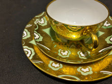 Load image into Gallery viewer, Rosenthale Germany Gold Encrusted Trio Vintage  Cup and Saucer

