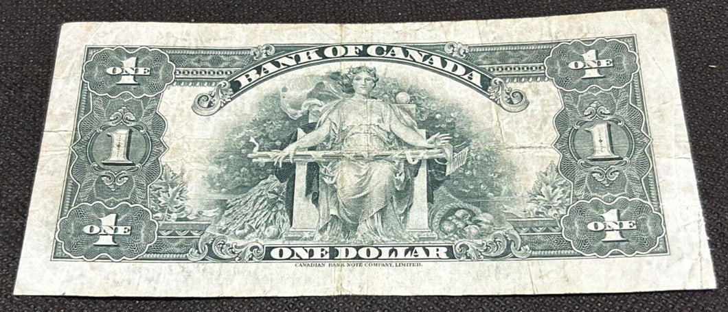 1935 Bank Of Canada 1Dollar Note, G+, A 0043449