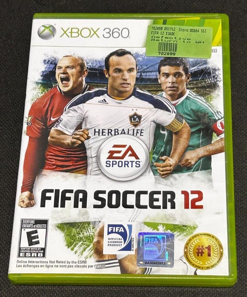 Xbox 360 FIFA Soccer 12 Disc Game, EX+