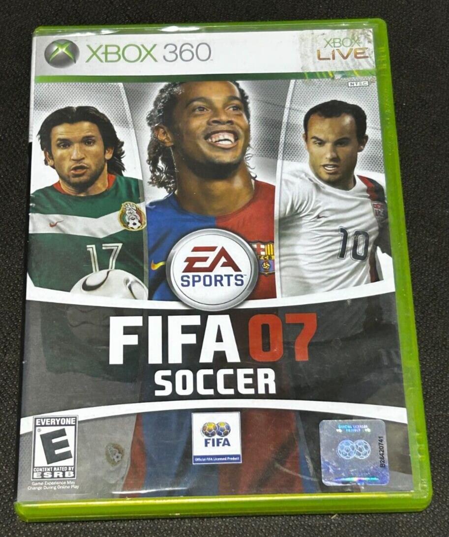 Xbox 360 FIFA Soccer 07 Disc Game, EX+