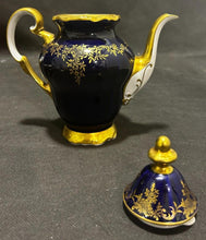 Load image into Gallery viewer, Echt Weimar Kobalt Teapot and Creamer GOLD COBALT, EX+
