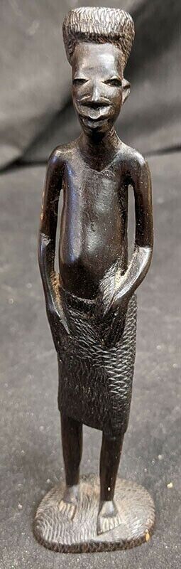 Small African Wood Carving - Standing Figure