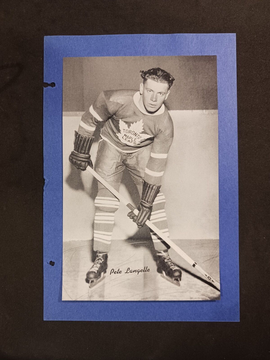 1934-43 Group I Pete Langelle Toronto Maple Leafs Beehive