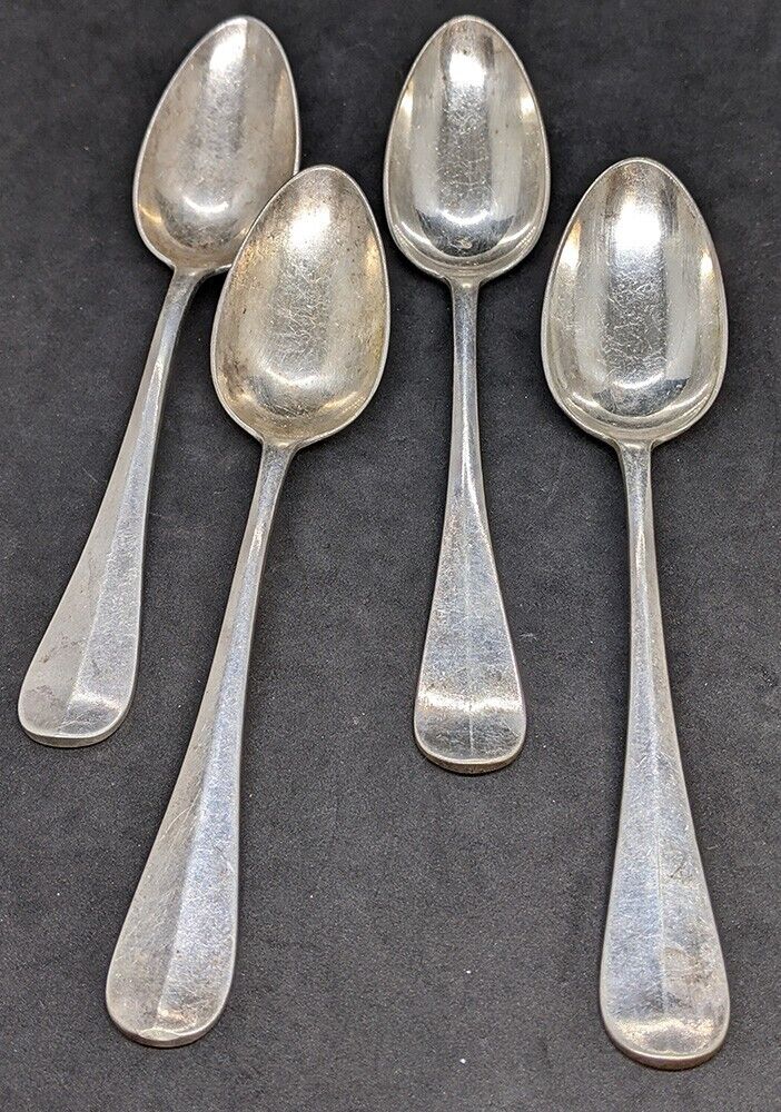 4 x CHRISTOFLE Silver Plated Table Spoons - Fidelio Pattern