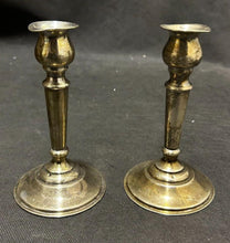 Load image into Gallery viewer, Pair of International Sterling Silver Candleholder, 6.5 H x 3.5 L

