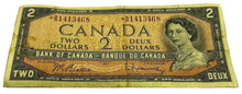 Load image into Gallery viewer, 1954 Bank Of Canada $2 Replacement Note, BB 1413468
