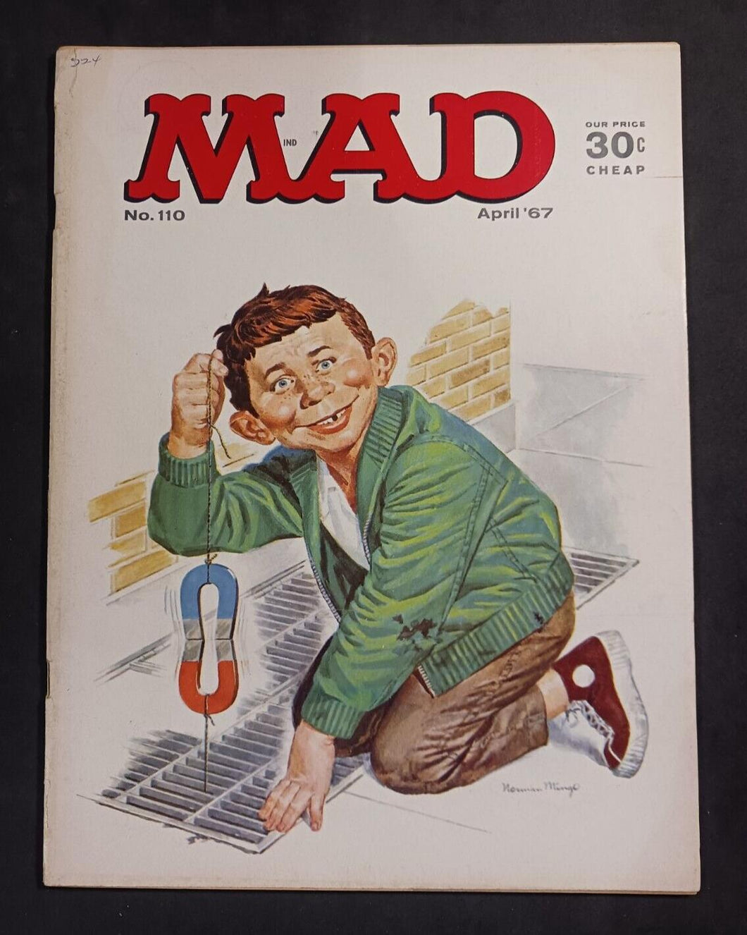 1967 April MAD Magazine #110 - Norman Mingo Cover, F+ 6.5