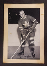 Load image into Gallery viewer, 1934-43 Beehive NHL Photo -Gus Marker - Toronto Maple Leafs -Paper Loss Back
