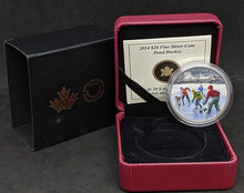 Load image into Gallery viewer, 2014 Canada $20 Fine Silver Coin - Pond Hockey - by RCM
