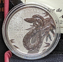 Load image into Gallery viewer, 2013 Canada $20 Fine Silver Coin - Year of the Snake - by RCM
