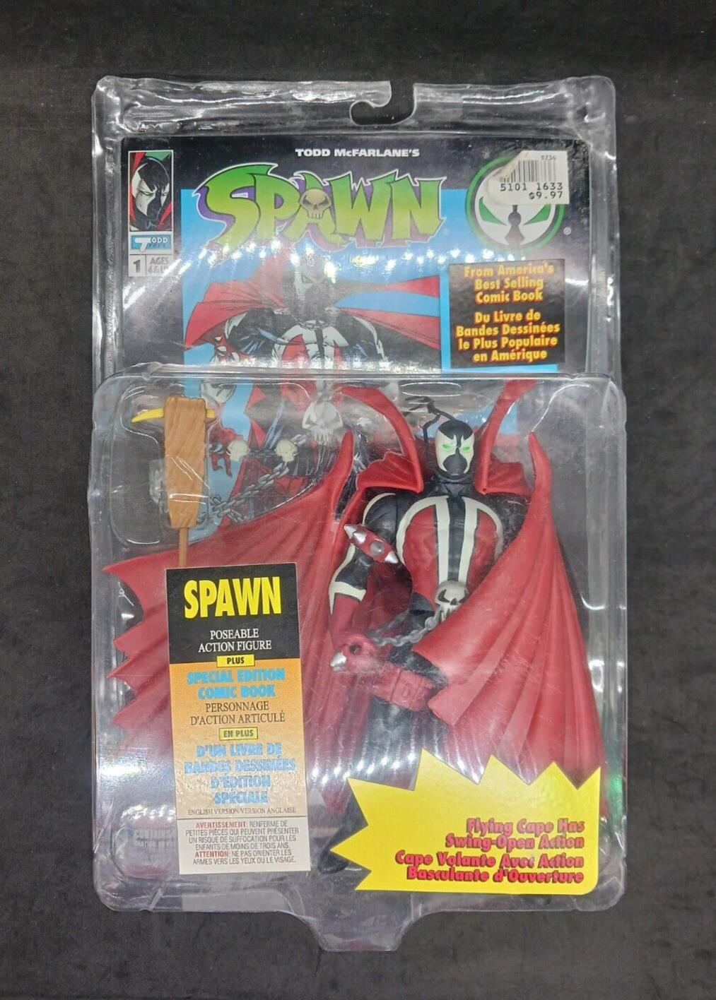 Todd McFarlane's Spawn Posable Action Figure (1994) Sealed, CDN Variant