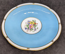Load image into Gallery viewer, Vintage Adderley Bone China Tea Cup &amp; Saucer - Blue, With Painted Flower Bowl
