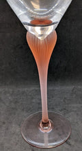 Load image into Gallery viewer, 1980&#39;s MIKASA Sea Mist Coral Frosted Stemware Crystal Water Goblet

