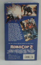 Load image into Gallery viewer, RoboCop 2 by Peter Weller, Nancy Allen, Tom Noonan (1990, VHS Tape)
