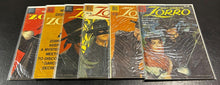 Load image into Gallery viewer, 1958 Dell Comics Walt Disney&#39;s Zorro lot of 6 comic books, F-VF
