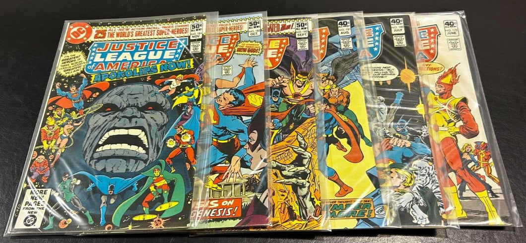 1960 DC Comics Justice League of America lot of 6 comics