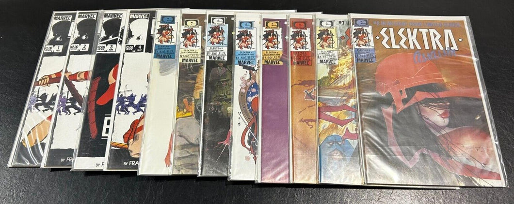 1986 Elektra Assassin Issue 1 to 8 set with Saga issue 1-4, High Grade