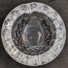 Load image into Gallery viewer, Signed WATERFORD Crystal Small Round 2 Divot Ashtray
