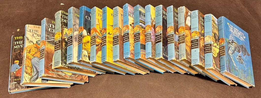 Lot of 16 Vintage Hardy Boys Reading Books, (Hardcover) Used