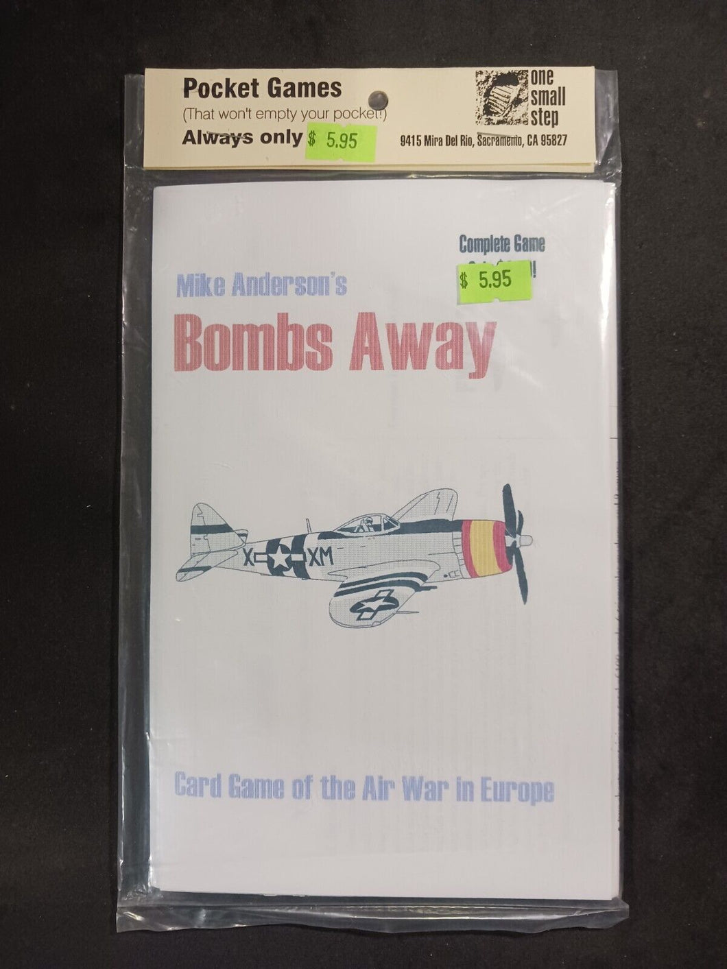 Mike Anderson's Bombs Away Card Game of the Air War in Europe (Complete Game)