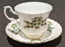 Load image into Gallery viewer, Vintage Royal Albert Bone China Cup &amp; Saucer - Scottish Tartan Series - Cameron
