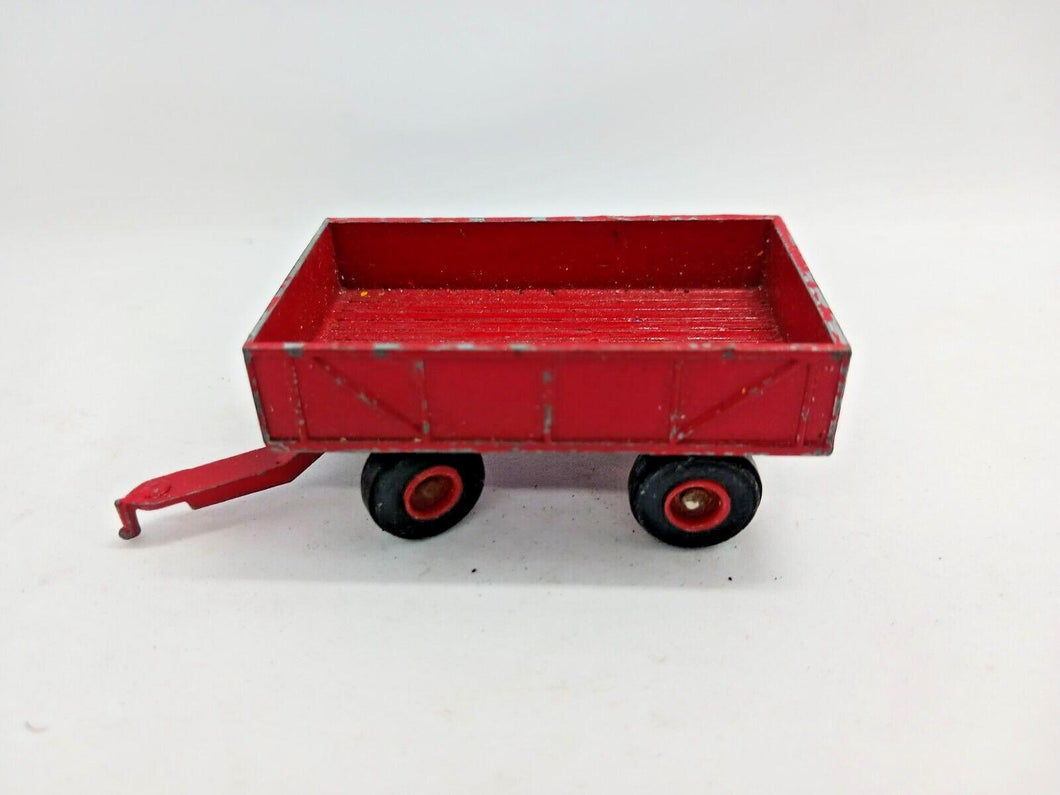 ERTL Red Farm Tractor Grain Wagon, Made in Singapore, approx. 2 1/4