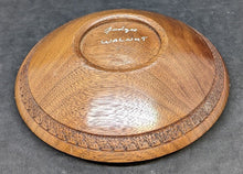 Load image into Gallery viewer, Signed Walnut Bowl With Intricate Patterning
