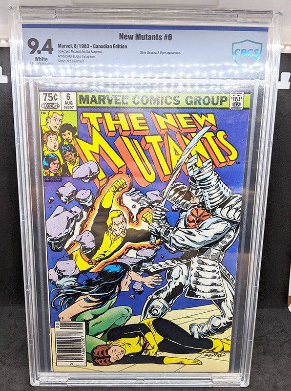 New Mutants #6 – Graded 9.4 by CBCS (not CGC) – Canadian Edition