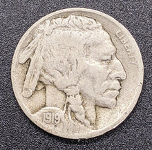Load image into Gallery viewer, 1919 United States (USA) – S – Buffalo Five Cent Nickel Coin
