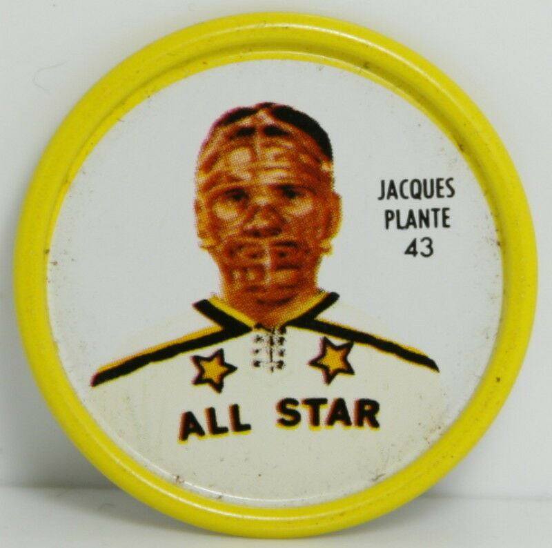 1962 – 1963 Shirrif Hockey Coin – #43 Jaques Plante – NHL All Stars