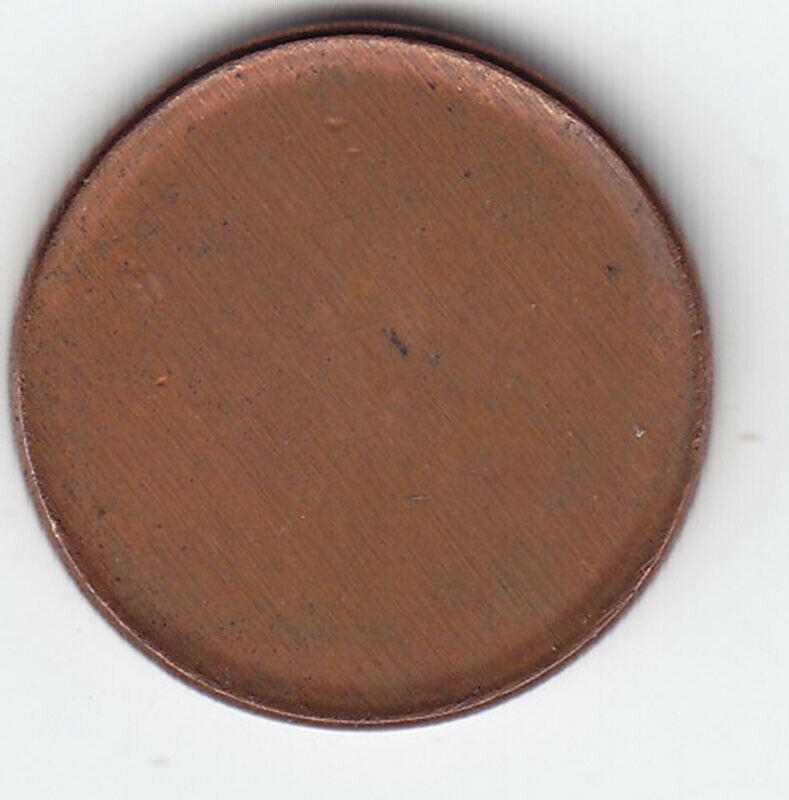 Canadian Small Cent Penny Blank Planchet