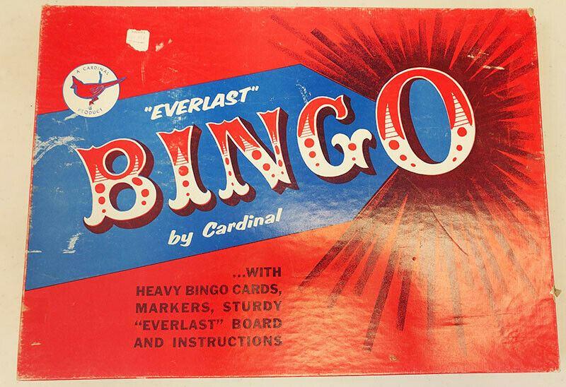 Vintage Everlast Bingo Board Game by Cardinal Industries