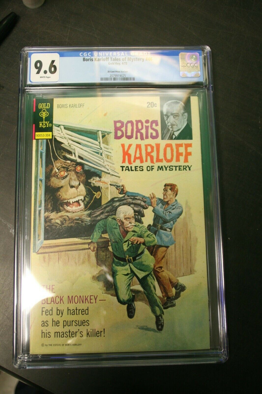 Boris Karloff Mystery #46 Rare CDN Variant - Highest CGC Grade 9.6