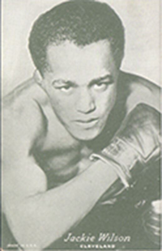Vintage 1940’s Boxing Exhibit Card-Jackie Wilson