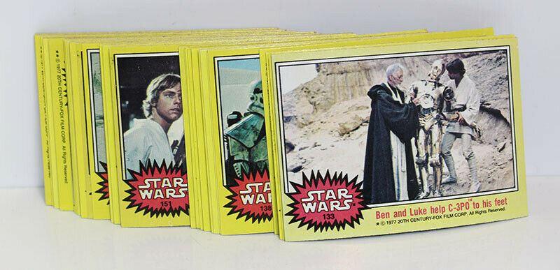 1977 Topps Star Wars Cards Lot from #133-198