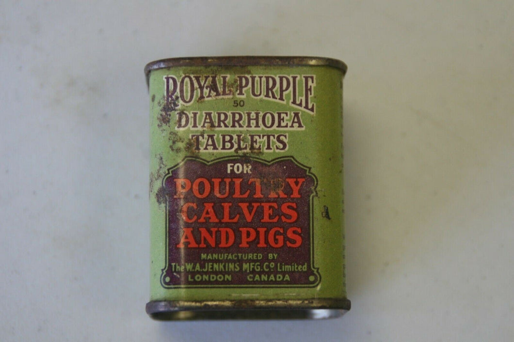 Jenkins Royal Purple Diarrhoea Tablets for Poultry Calves & Pigs 2 1/4 Inches