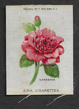 Load image into Gallery viewer, Vintage Cigarette / Tobacco Silk - Zira Cigarettes - Gardenia - Flowers
