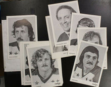 Load image into Gallery viewer, 1970&#39;s Washington Capitals Black &amp; White 5x7 Photo Card Lot
