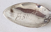 Load image into Gallery viewer, Vintage Sterling Silver &amp; Enamel Souvenir Spoon - BANFF, Alberta Canada
