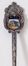 Load image into Gallery viewer, Vintage 900 Silver VIENNA Souvenir Spoon – Enamel Photo
