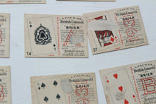 Load image into Gallery viewer, Lot of 1930&#39;s British Consols or Brier Tobacco Cards w/ Heart Backs
