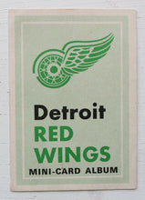 Load image into Gallery viewer, 1969 OPC Detroit Red Wings Mini Card Album Booklet Howe w/o Stickers

