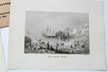 Load image into Gallery viewer, Salada Tea W.H. Bartlett Prints - Fish Market &amp; Maitland&#39;s Wharf
