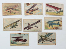 Load image into Gallery viewer, 1929 William Paterson Aviation 8 pc Lot of Cards in G-VG Shape
