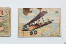 Load image into Gallery viewer, 1929 William Paterson Aviation 8 pc Lot of Cards in G-VG Shape
